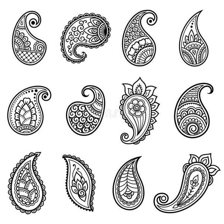 foto de patrones avanzados de henna